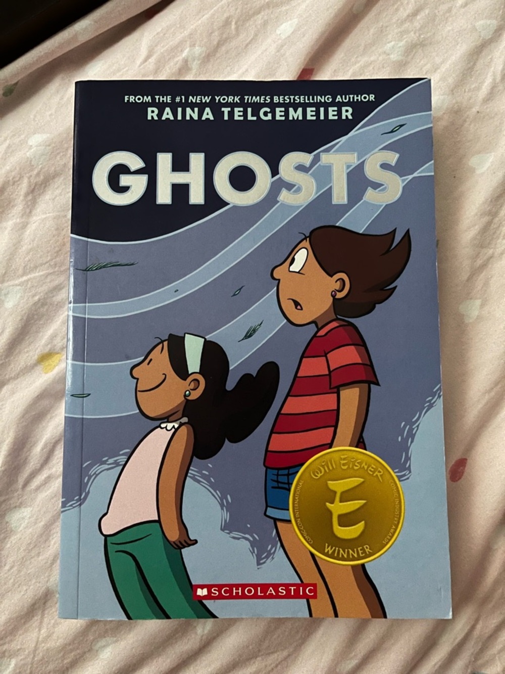 Scholastic Ghosts Graphic Novel - Blue, Red, Green